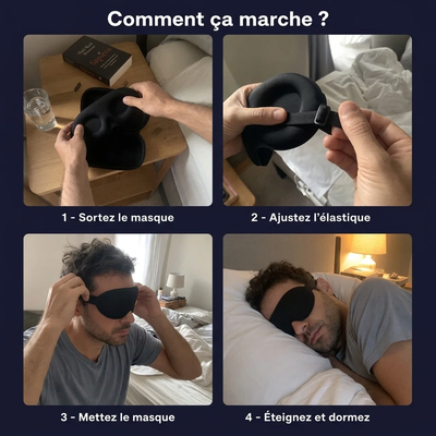 Masque de sommeil 3D